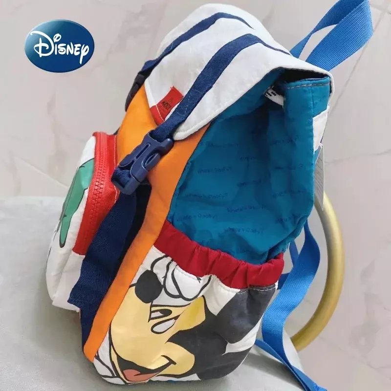 Zaino per bambini originale nuovo di Disney zaino per bambini carino cartone animato zaino per bambini alla moda con coulisse di marca di lusso