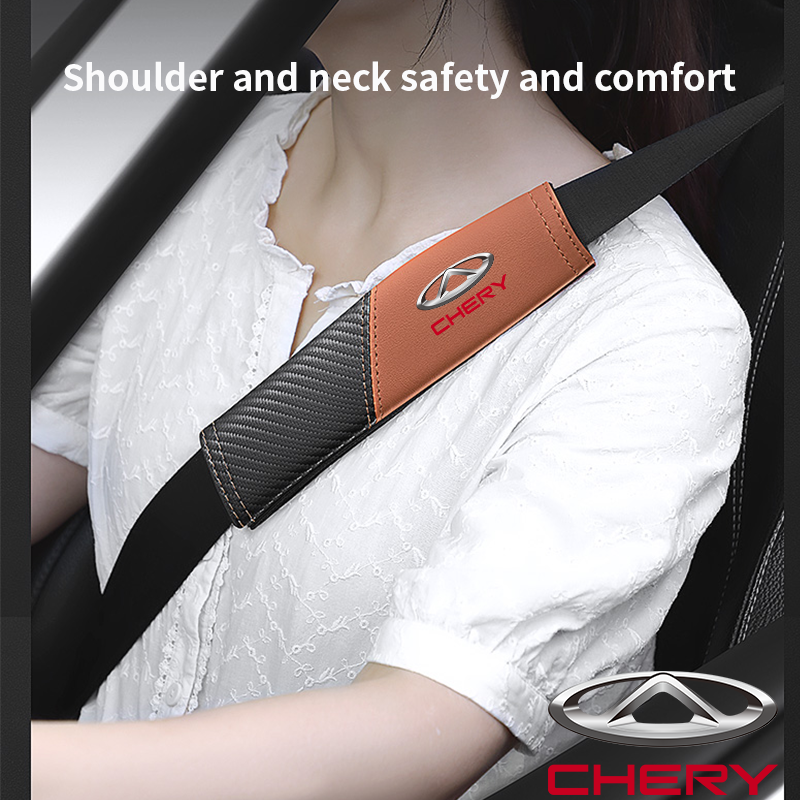1Pcs car seat belt cover shoulder pad interior accessories for Chery Tiggo 2 4 7 8 pro 5 3 T11 5X Amulet Fora QQ IQ Car