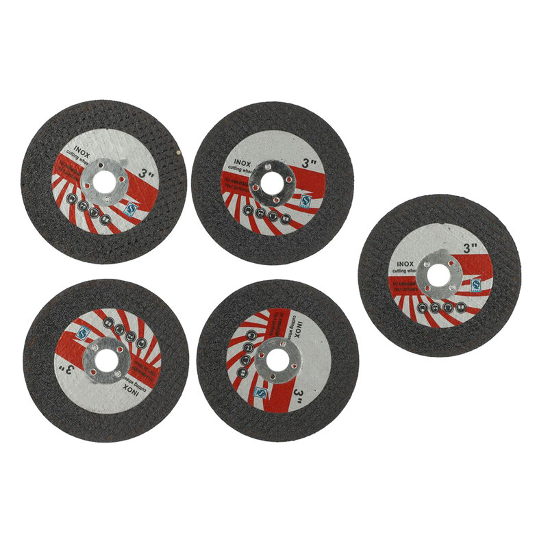 Grinding Wheel 5pcs Cutting Discs Cutting Discs Durable Practical 1.2mm Thickness 10mm Bore 75mm Stone Black Tile