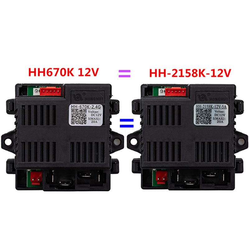 Hh701k hh707k hh670k hh671k 2.4g子供用電気自動車Bluetoothリモートコントロールレシーバー、スムーズスタートコントローラー
