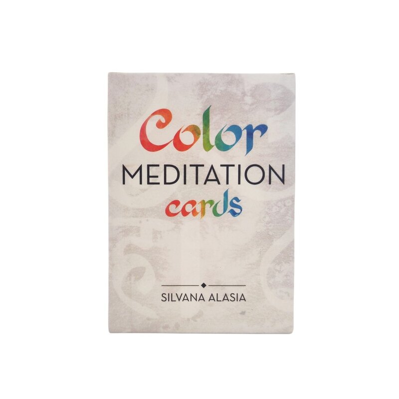 10.4*7.3cm kolorowe karty do medytacji 36 monochromatyczne karty akwarelowe idealne Medium na podróż do odkrywania siebie