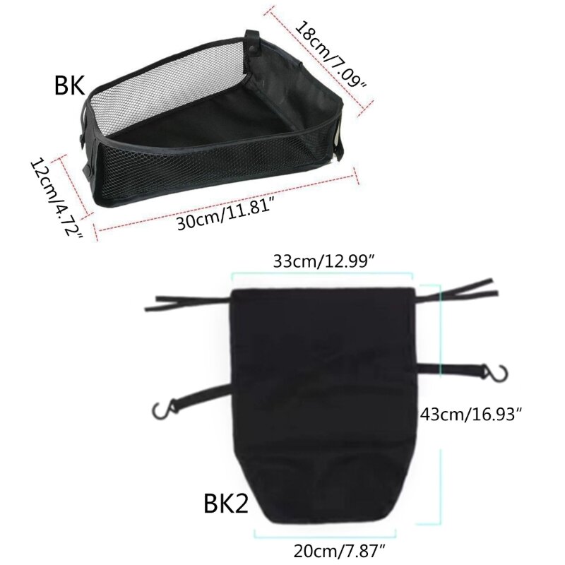 Hanging Basket for Baby Stroller Cart Convenient Pram Bottom Storage Bag Oxford Cloth Organiser  Shower Gift