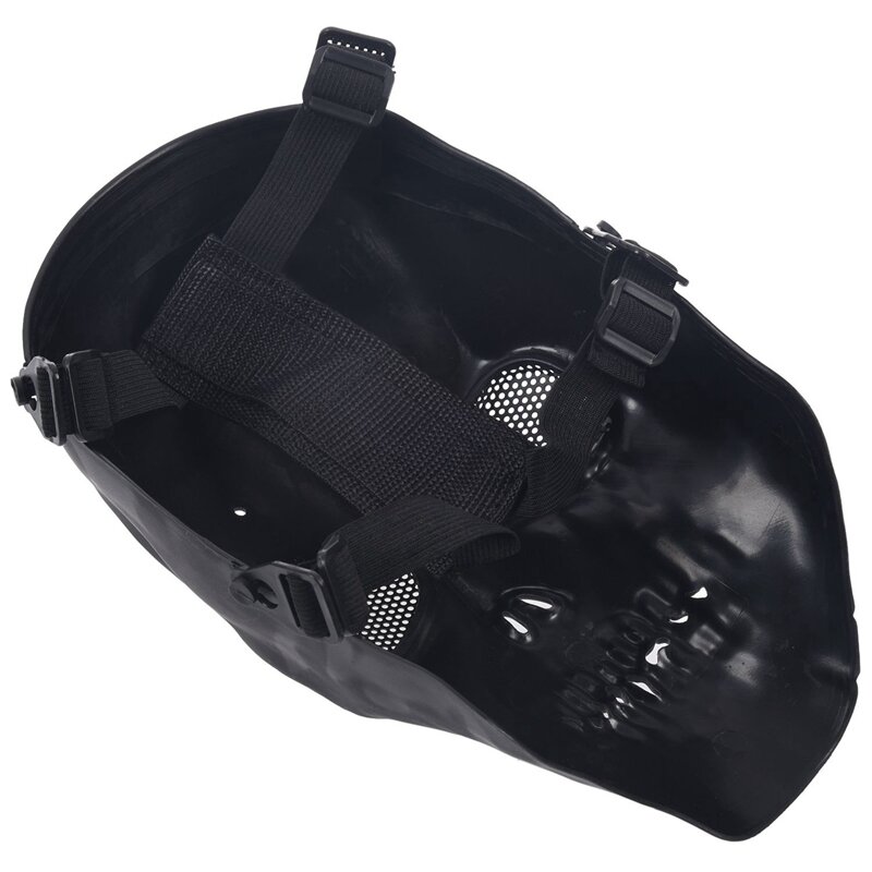 3X Airsoft Mask Skull Full Protective Mask - Black