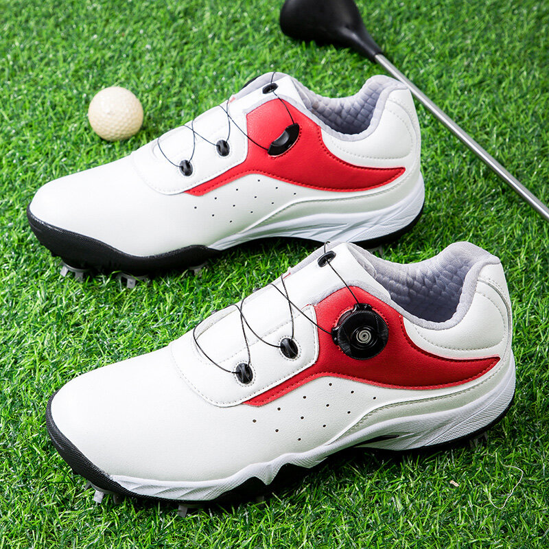 Tênis de golfe leves para homens e mulheres, tênis de luxo, calçadão, novo