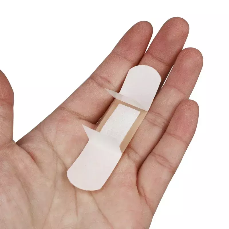 Band-Aids tahan air bernapas bantal plester perekat luka Hemostasis stiker Band pertolongan pertama perban medis kasa