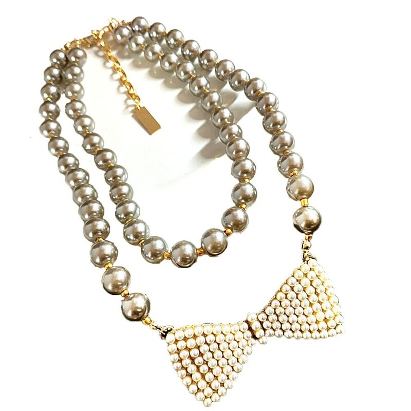女性のための真珠のネックレス,お祝いの贈り物,ヴィンテージのジュエリー,卸売