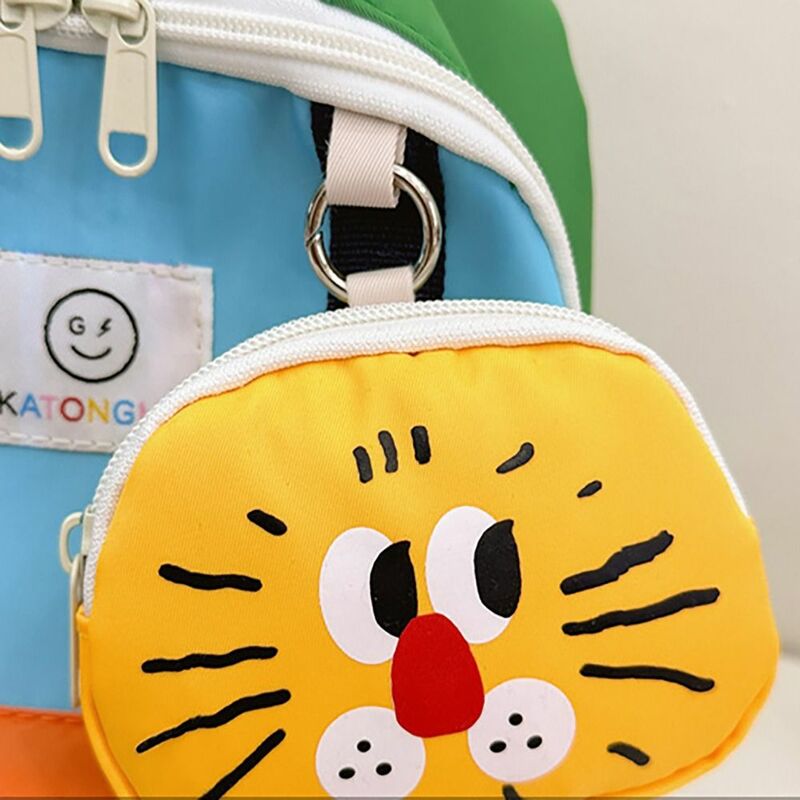 Kindergarten Cartoon Schoolbag para crianças, bonito Oxford Kids Backpack, destacável bolsa de escola anti-perdida, moda