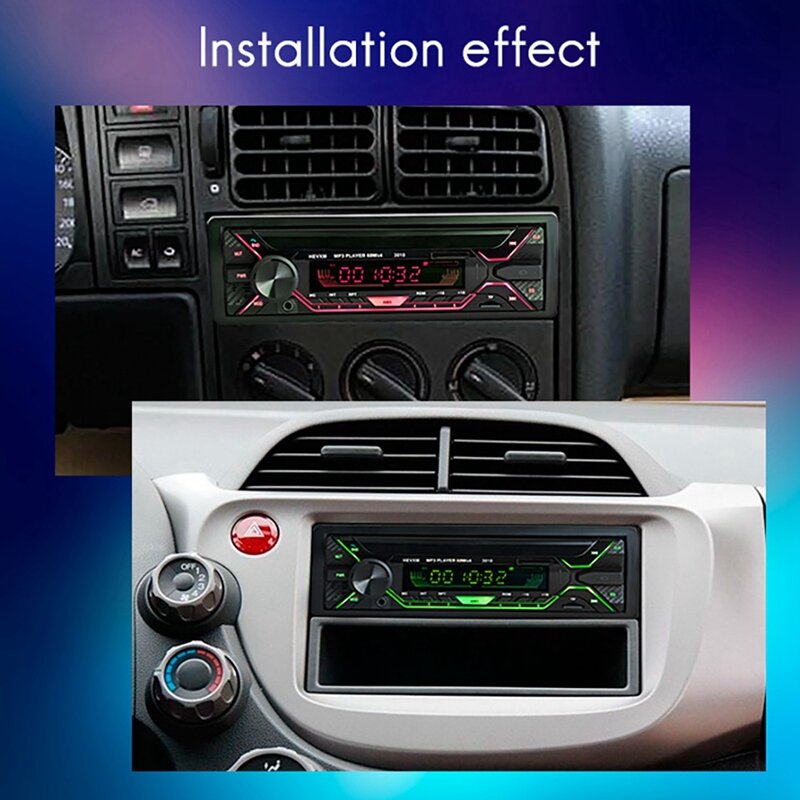 Lecteur stéréo autoradio avec Bluetooth, récepteur d'entrée, lecteur de limitation MP3, prise en charge FM, WMA, USB, 1Din, 3010, nouveau