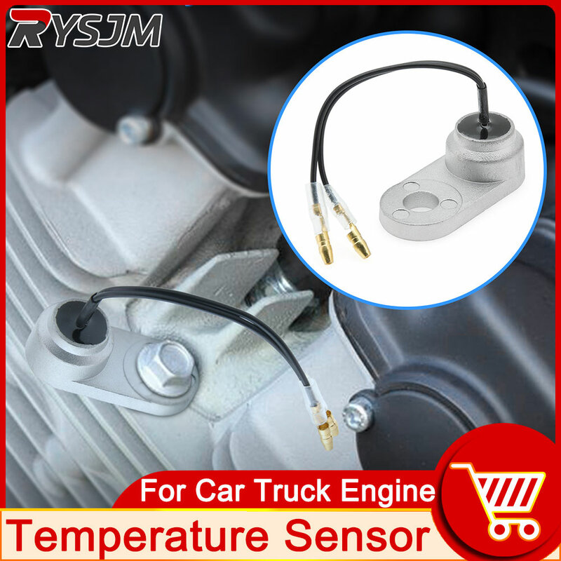 Sensor de temperatura del agua del motor, medidor de temperatura del agua del motor del camión del coche, 12V, 24V, 1 unidad