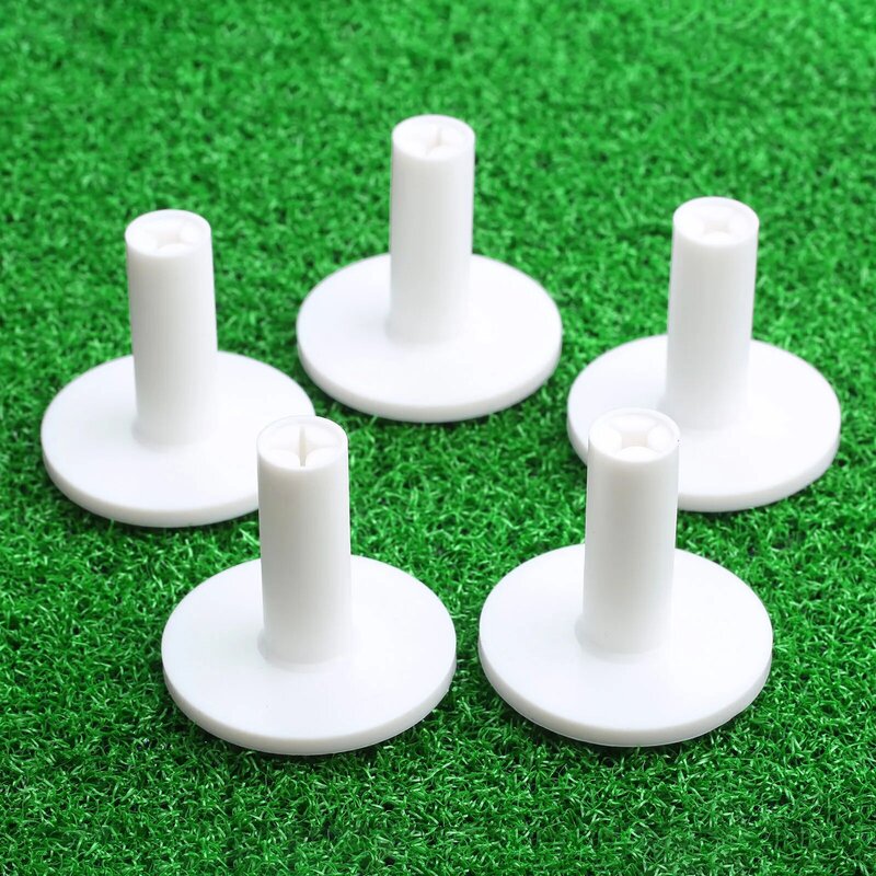 5pcs Durable Golf Rubber Tees Golf Ball Support Golfer Training Tool For Driving Range Golf Practice Rubber Tee Holder 38mm/50mm