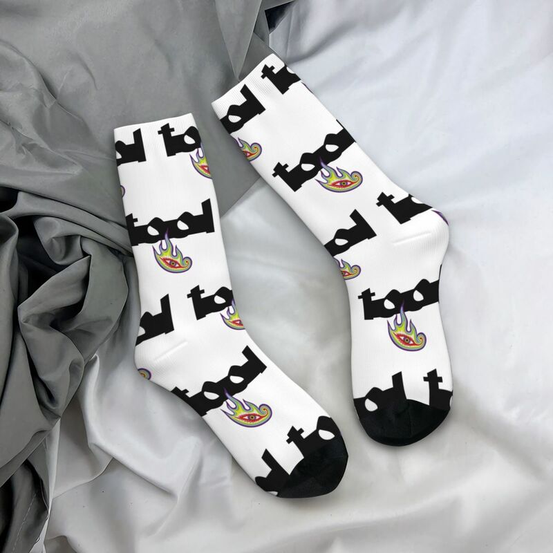 Tool Band Eyes 10000 Days Lateralus Inoculum Undertow Socks for Women Men Merchandise All Season Cotton Middle Tube Socks Sweat