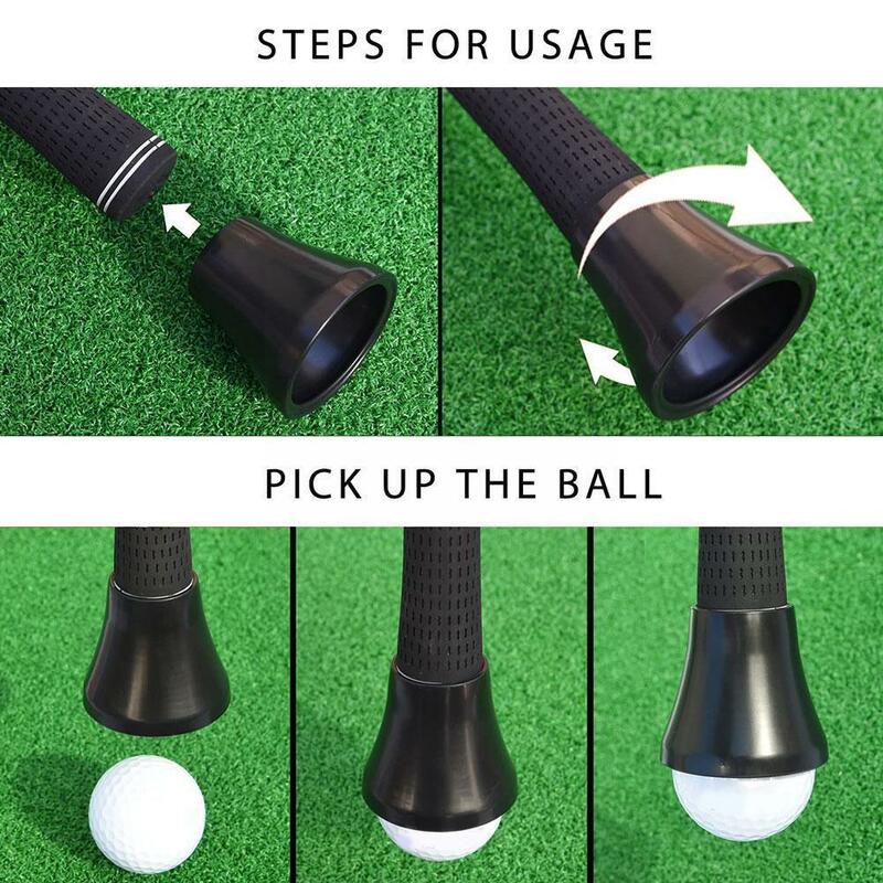 Ventosa de piezas para pelotas de Golf, ventosa para recoger bolas, ayuda para entrenamiento de Golf, acceso al aire libre, K8c4, 1 unidad