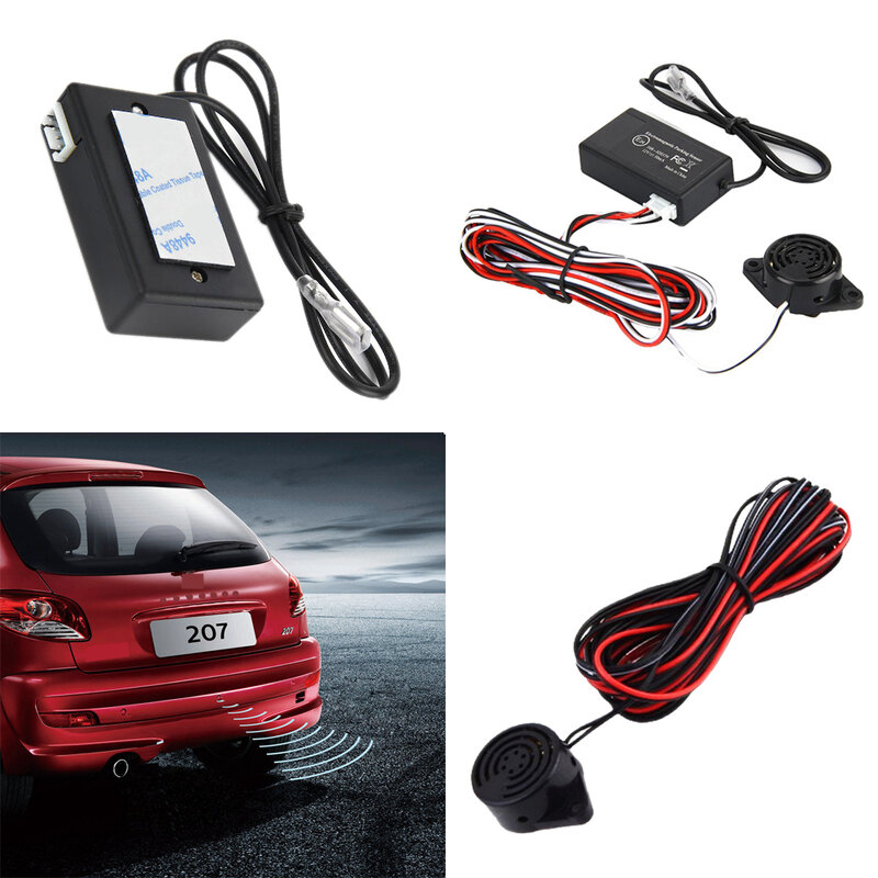 Sensor de estacionamento electromagnetic para carro, radar de reverse, com alarme, sem perfuração, sem furo, detector