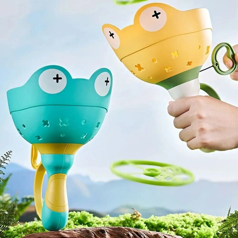 Physical Exercise Manual Capture Catching Game Easy To Fly Kids Gifts Propeller Toys Outdoor Fun Games Flying Saucer Toys Kids