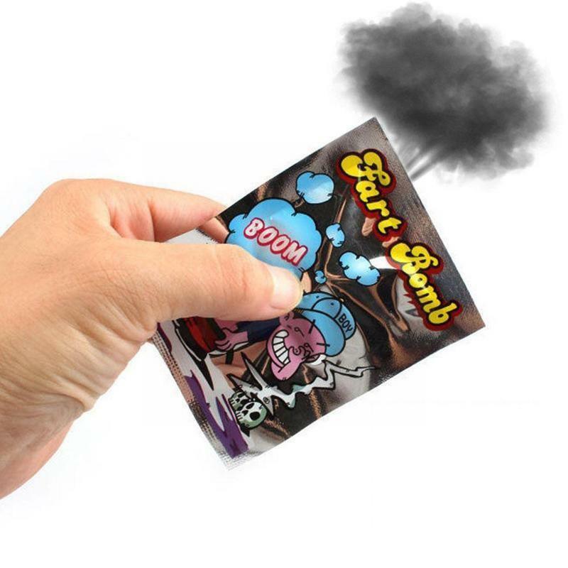Funny Fart Bomb Bags Smelly stove Bomb, Funny Joke Tricky Day, Fool's Toy, April Toy I0S5