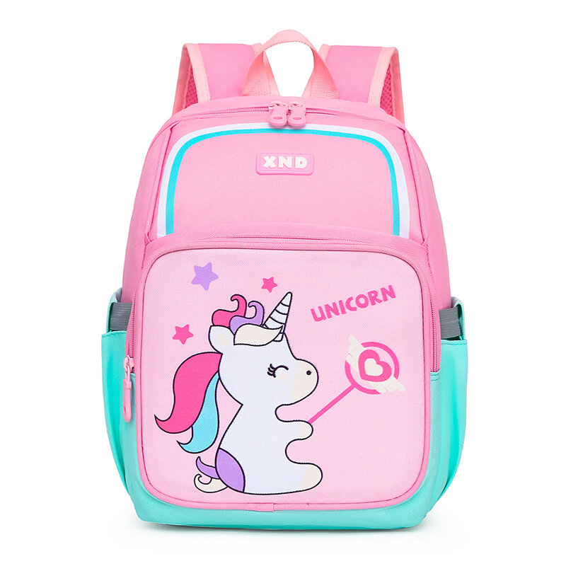 Sac d'école étanche pour enfants de la maternelle, nouveaux sacs à dos de dessin animé licorne dinosaure pour garçons et filles de 4 à 6 ans