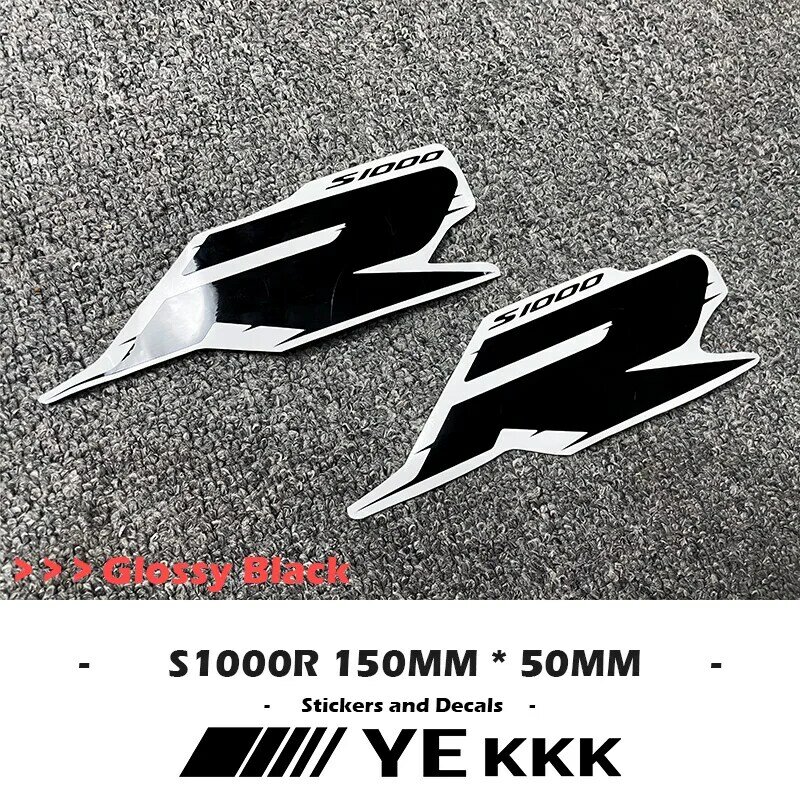S1000R 150MM*50MM A Pair For BMW S1000R 2X Motorcycle Fairing Shell Head Sticker Decal Customized in Multiple Colors