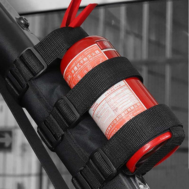 Fire Extinguisher Holder Roll Bar Adjustable Strap Brackets Adjustable Strap Bracket Mount For Less Than 3.3 Lbs Extinguisher