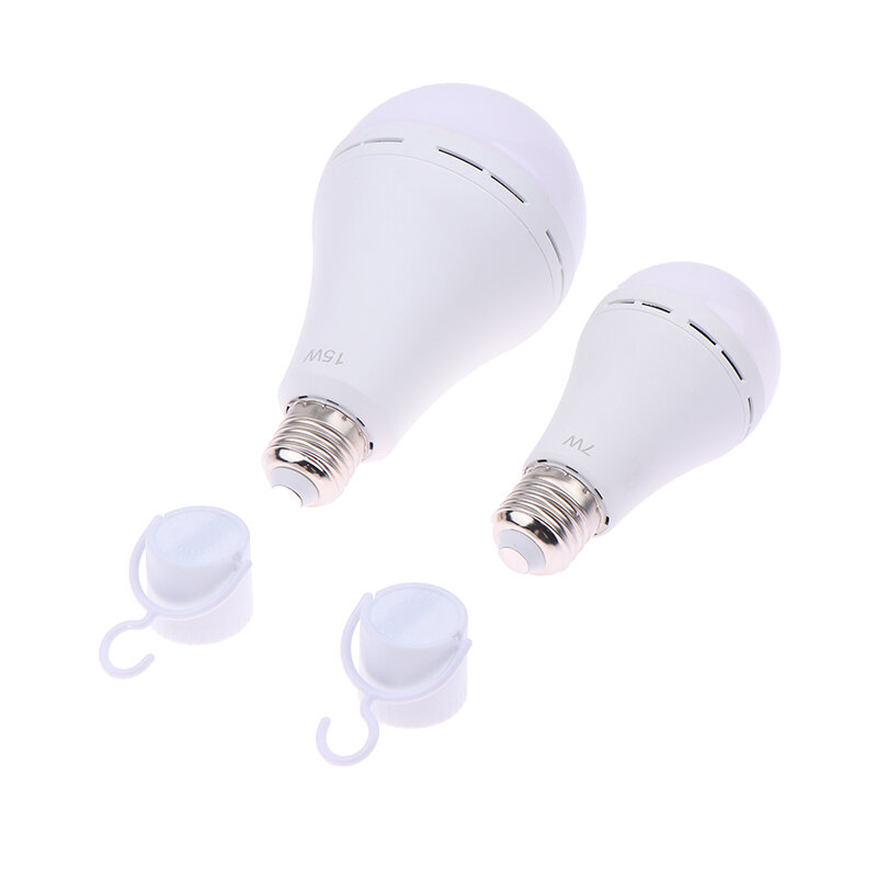 1pc Outdoor Camping LED Emergency Light Operated White Light Bulb Battery Light Rechargeable Stay Lights Up When Power Failure