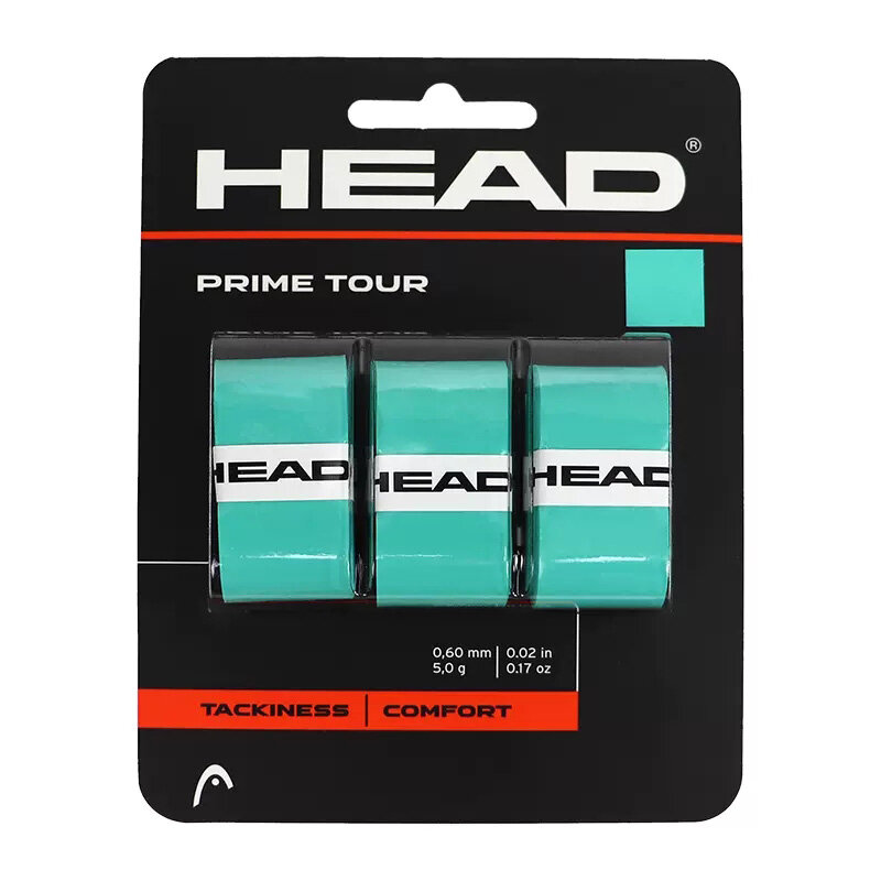 HEAD Prime Tour Tennis Overgrip nastro adesivo antiscivolo PU maniglia avvolgente cinturino speciale