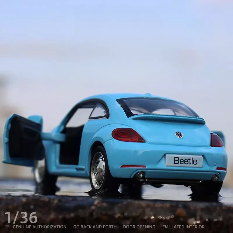 1:36 neue Volkswagen Käfer Limousine Spielzeug auto für Kinder Druckguss Fahrzeug Miniatur modell Pull Back Collection Geschenk Junge
