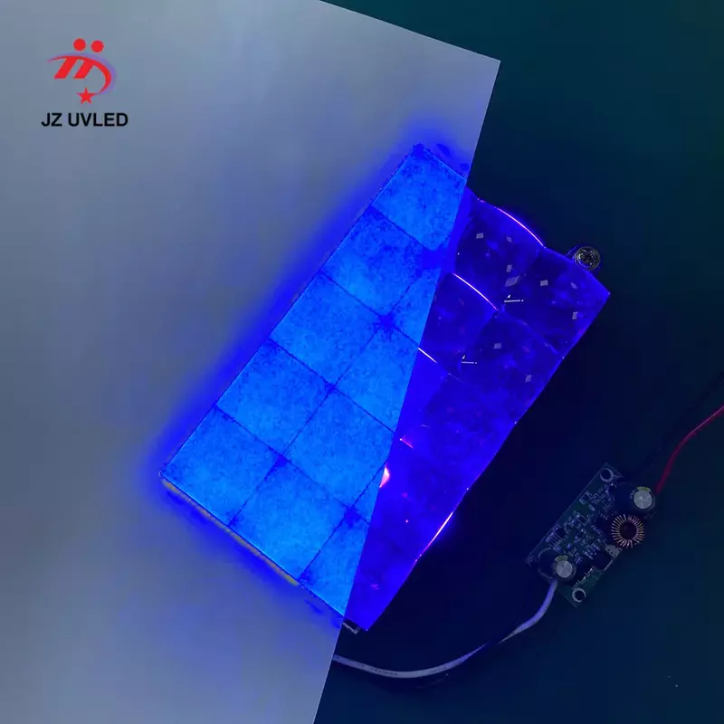 80W daya tinggi 405nm sumber cahaya UV paralel untuk STEK 3D LCD 5.5/6/8, 9 inci pencetak 3D fotosensitif Resin menyembuhkan X-CUBE