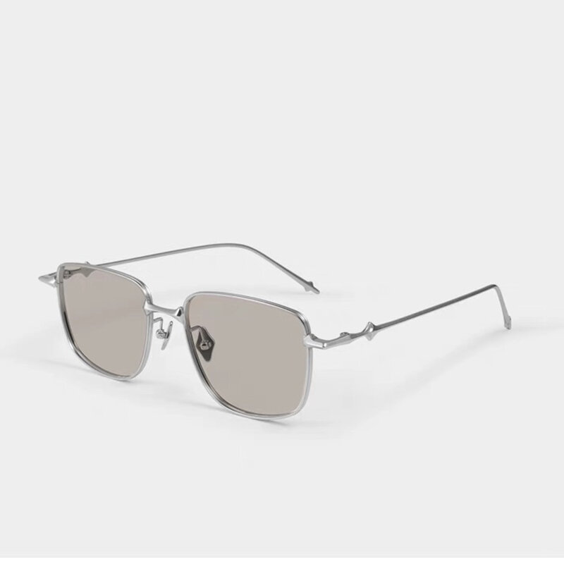 GM Titanium Optical Glasses Frame para homens e mulheres, olho de gato, óculos de prescrição retro, moda nova, ACADEMYA, 2022