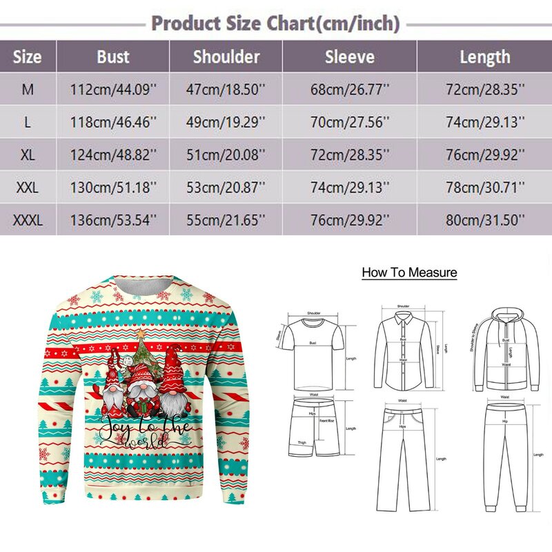 Suéter de algodón de imitación para hombre, ropa de fiesta de Navidad, camiseta de manga larga, Top de cuello redondo, sudadera informal, Otoño, nuevo
