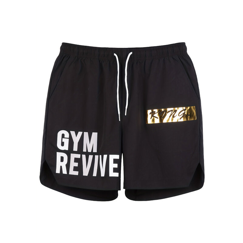 Men's Casual Quick Dry Shorts Drawstring Printed Fitness Sweatpants Beach Street Summer Running Workout Breathable Shorts