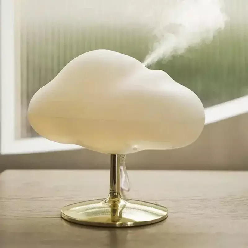 Air Humidifier Electric Ultrasonic Humidifier USB Essential Oil Diffuser Cloud  270ml Aroma Diffuser For Household With LED Lamp
