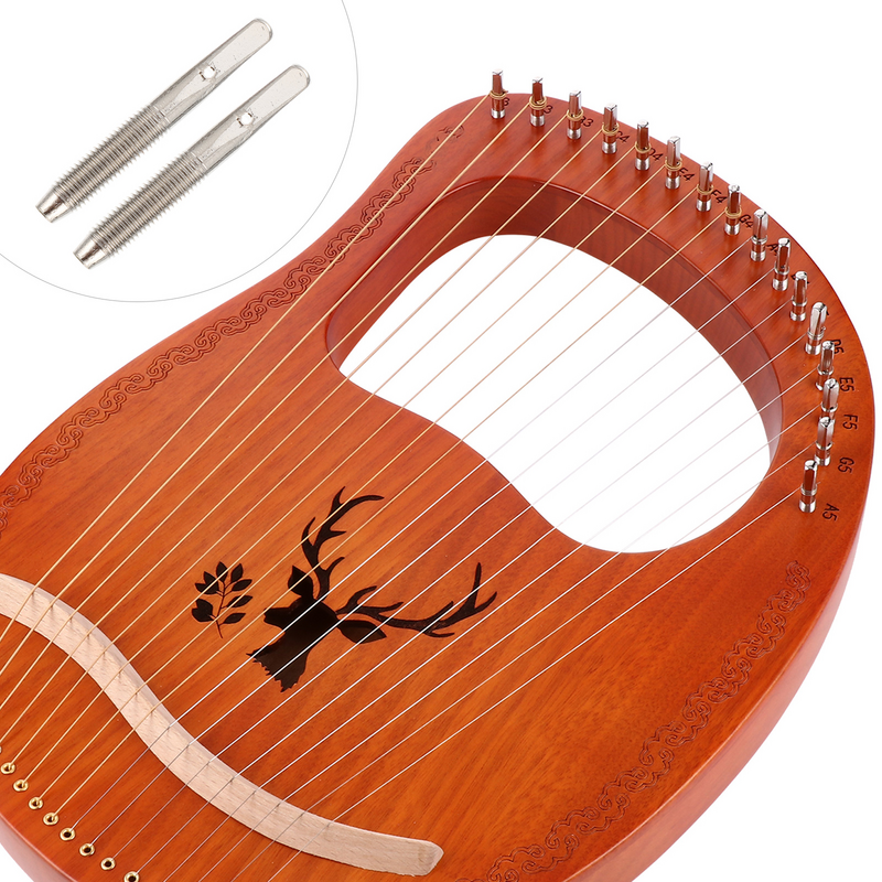 Peças de instrumento musical para iniciantes, Harpa String Pins, Peças de reposição para Lira, Dulcimer, Metal Pin Peg, Acessórios