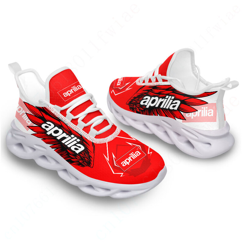 Aprilia sepatu olahraga untuk pria, sepatu kets ukuran besar nyaman kasual sepatu jalan uniseks tenis ringan pria
