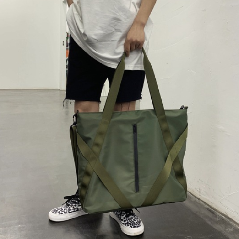 Borsa Tote Casual borsa grande da uomo moda per uomo borsa a tracolla di grande capacità da uomo adatta per borsa a tracolla da viaggio a breve distanza