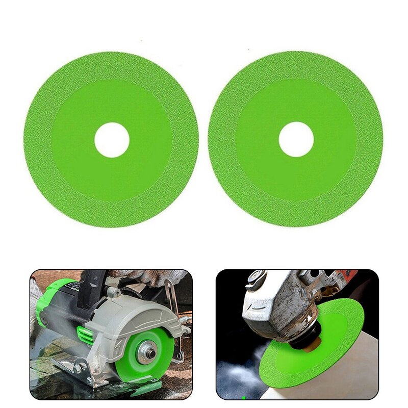 2pcs Cutting Disc Grinding Wheel Marble Saw Blade 100*20mm For Glass Ceramic Tile Jade Polishing Electric Angle Grinder Tool