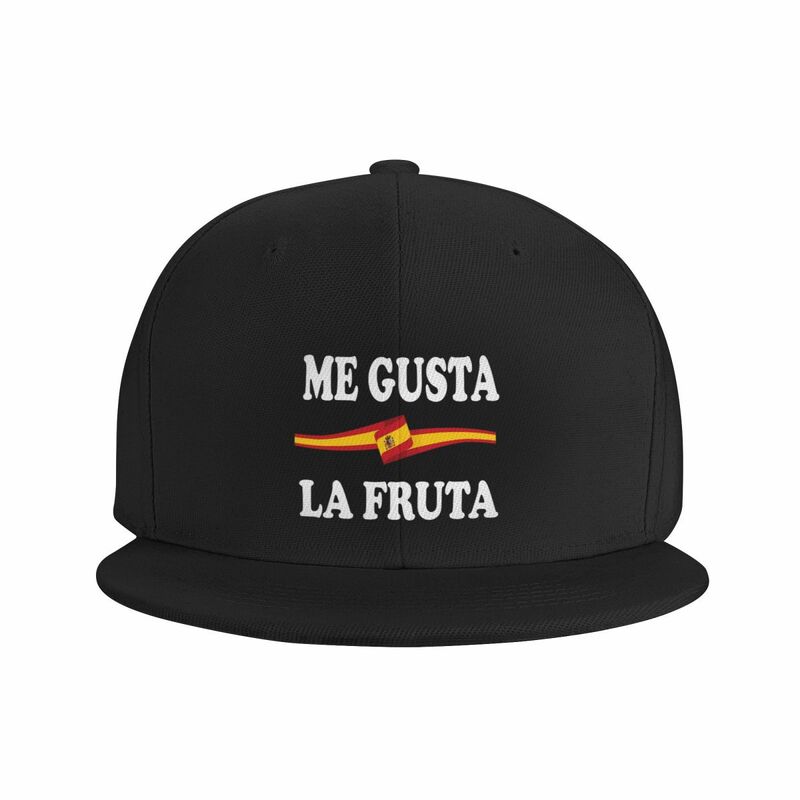 Me gusta la fruta ayuso sanchez spanien baseball hüte unisex ich mag früchte spanisch meme snapback kappe hip hop verstellbare kappe feder
