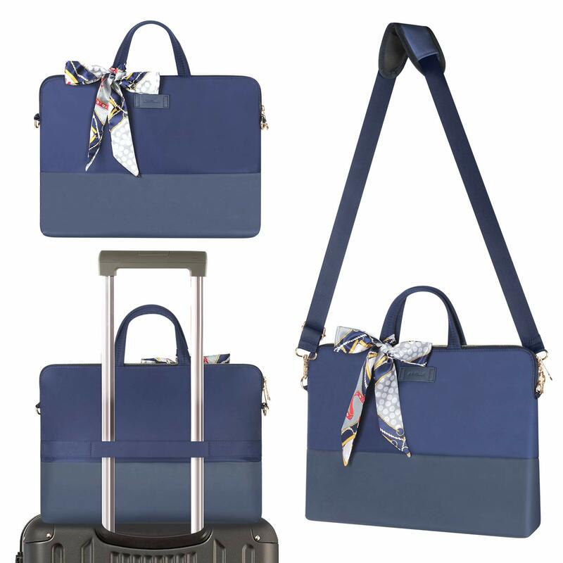 Женская сумка для ноутбука 15,6 дюйма, 16 аксессуаров, переносная маленькая сумка-тоут 13 14, дорожная милая сумка для ноутбука 15 дюймов