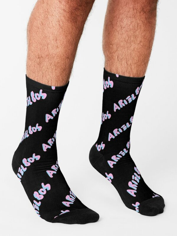 Ariel80s Signature Logo Socks Stockings compression hip hop Male Socks Women's