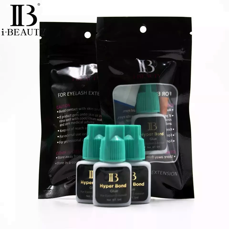 3/5/10Bottles Korea IB Hyper Bond Glue for Eyelash Extensions Individual 5ml Fast Drying 6 Weeks Lasting Time Glue Makeup Tools