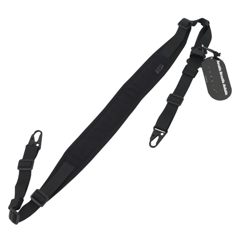 Tactical Modular Rifle Sling Strap Removable 2 Point / 1 Point 2.25" Wide Padded Shooting Gun Sling Hunting Rifle Accessories
