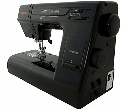 Máquina de costura Janome Heavy Duty, HD-3000, Black Edition, com bônus, kit 6 peça Quilting