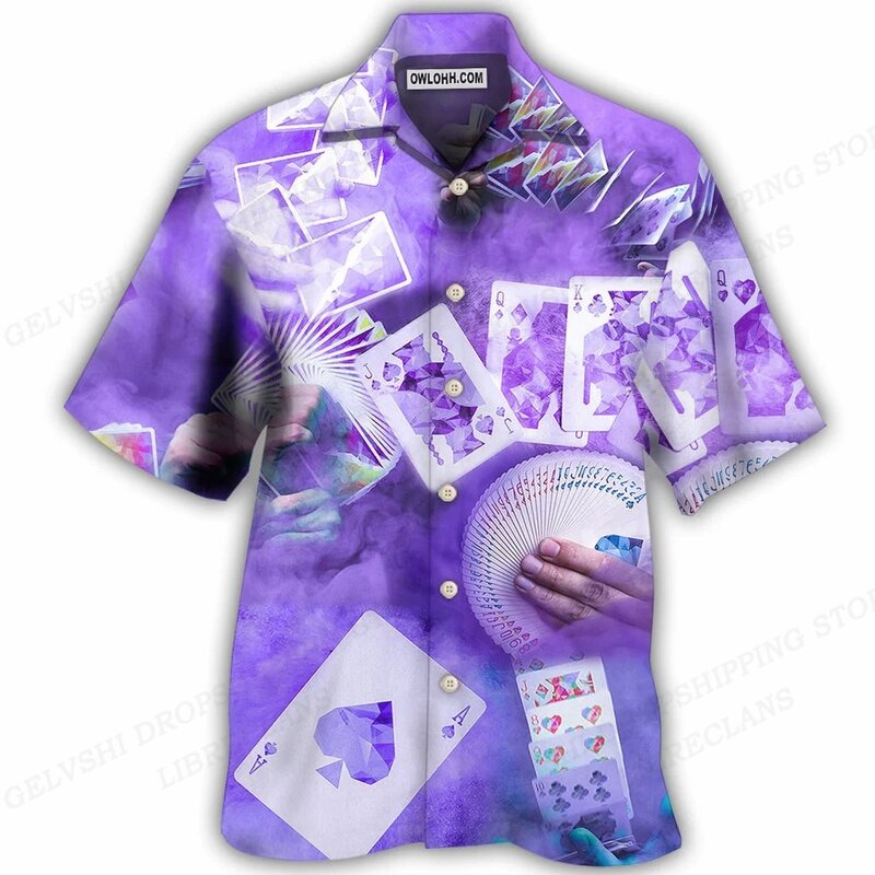 Camisas de playa con estampado 3d de dardos para hombre y mujer, camisa hawaiana de moda, blusas informales de playa, camisa de solapa de vacaciones, blusa para niño