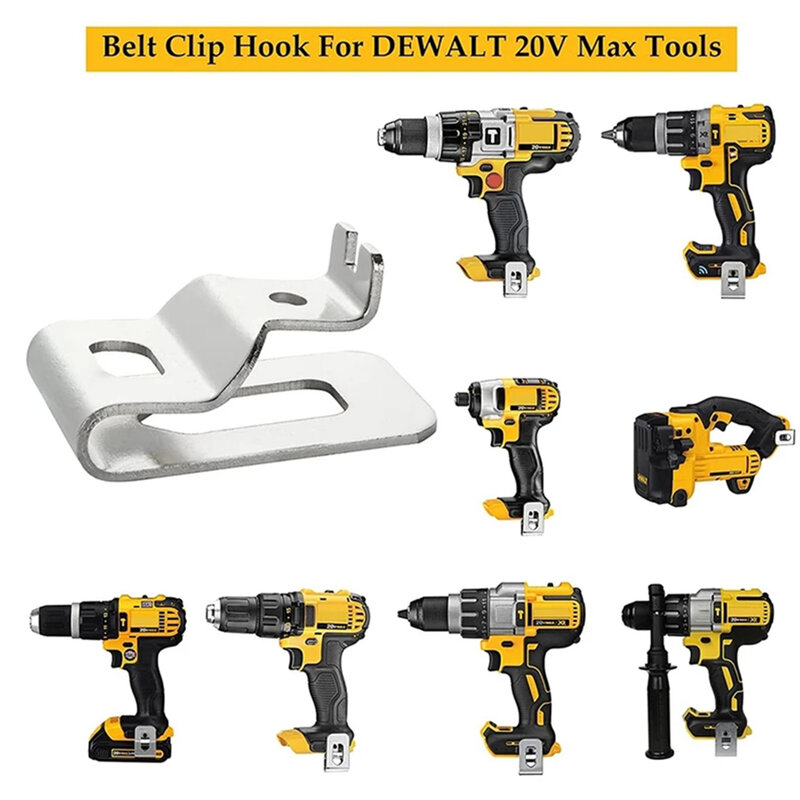2 Pcs Electric Drill Belt Clip Hooks For DeWalt Drill Driver Hammer Drill N268241 N169778 N086039 DCD980 DCD985 DCD780