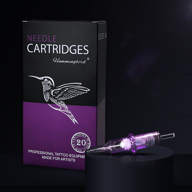 PMU Machine Needles - HUMMINGBIRD M1 Purple Tattoo Cartridge Needle Disposable Sterile Tattoo Supply High-Quality and Efficient