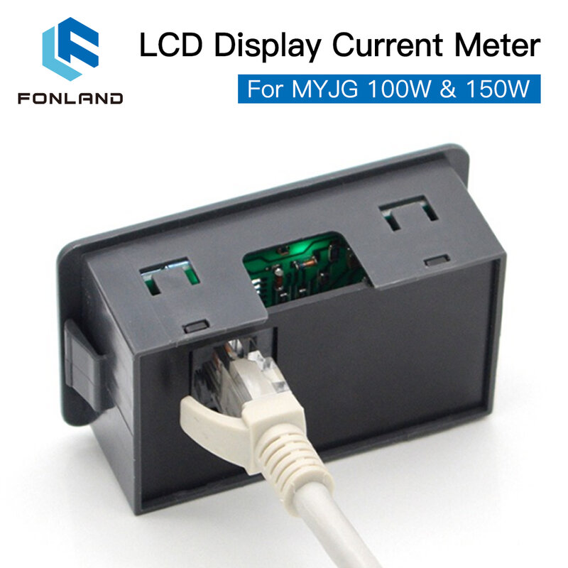 FONLAND – compteur de courant CO2 à écran LCD, pour alimentation Laser 100W et 150W de la série MYJG