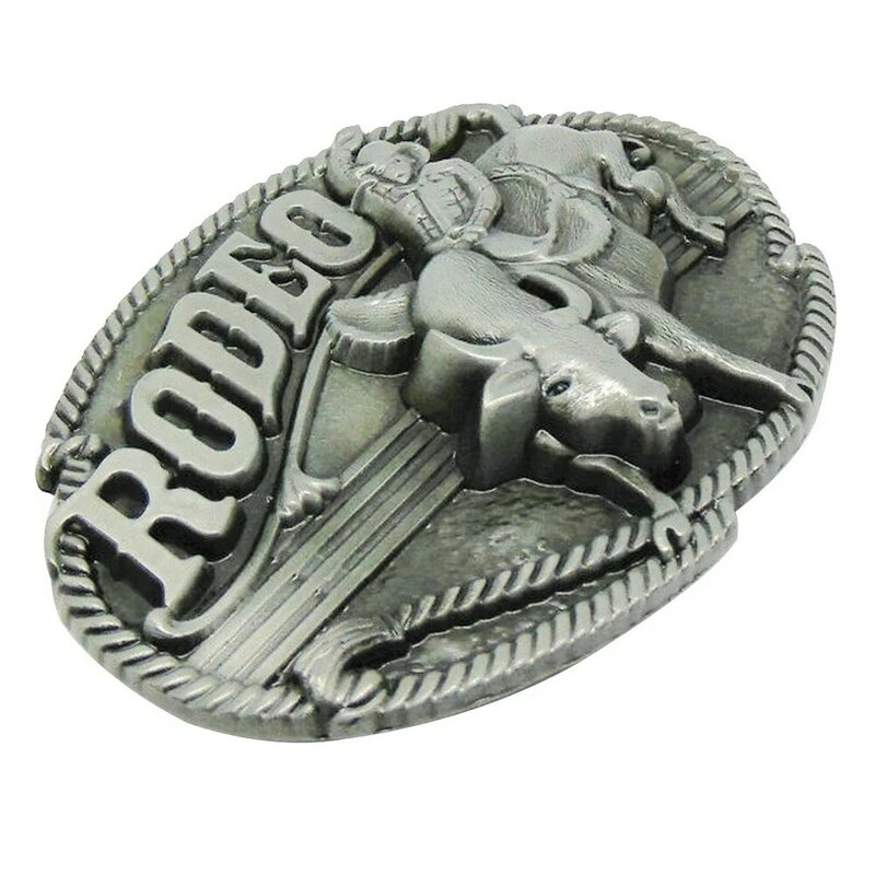 Cheapify – boucle de ceinture en alliage de Zinc et métal pour homme, 40mm, Design de Cowboy West Rodeo, livraison directe