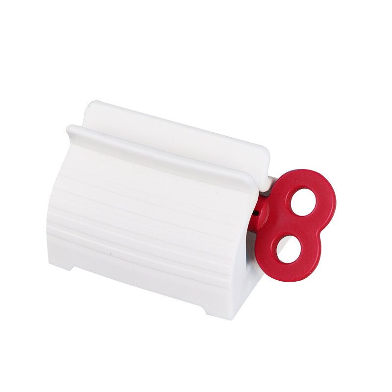 1PCS 새로운 4 색 홈 플라스틱 치약 튜브 압착기 쉬운 디스펜서 롤링 홀더 욕실 공급 치아 청소 액세서리