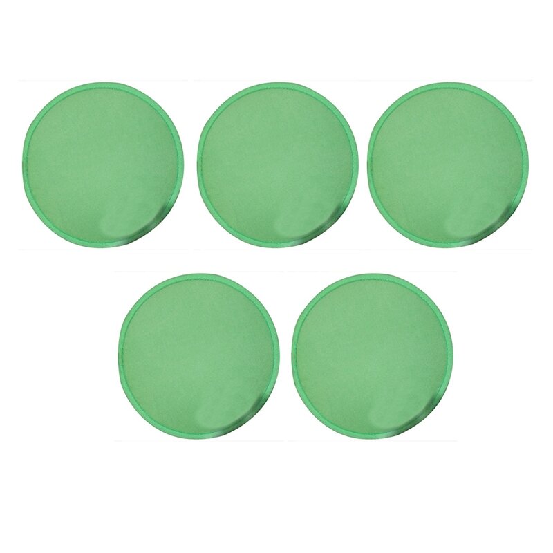 5x faltbarer runder Ventilator-grün
