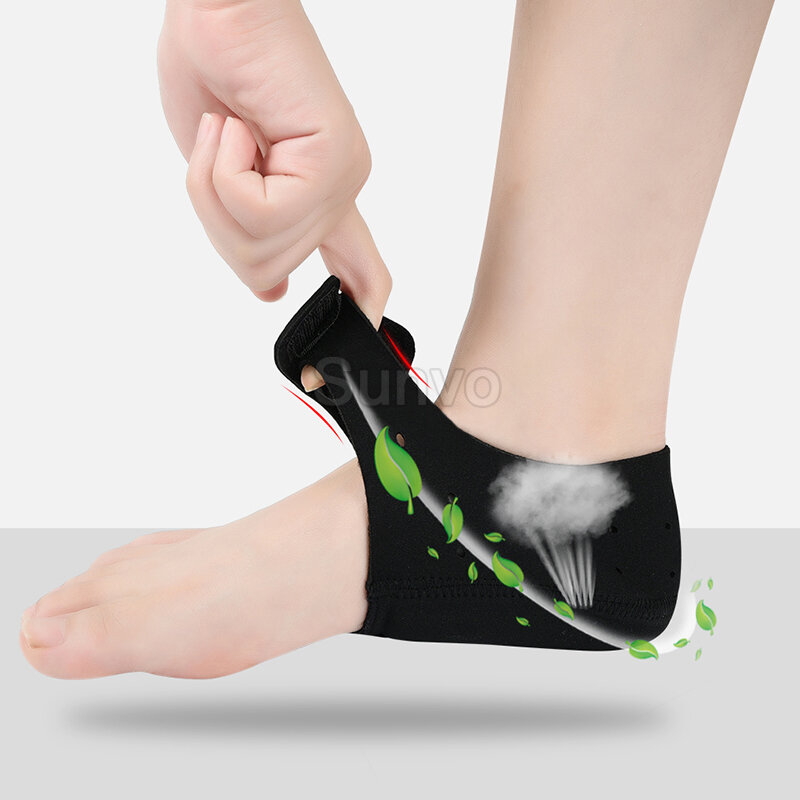 Силиконовые гелевые подушечки для пятки, амортизирующие подушечки для обуви для подошвенного фасциита, шпоры, увлажняющие Защитные вставки для ухода за ногами