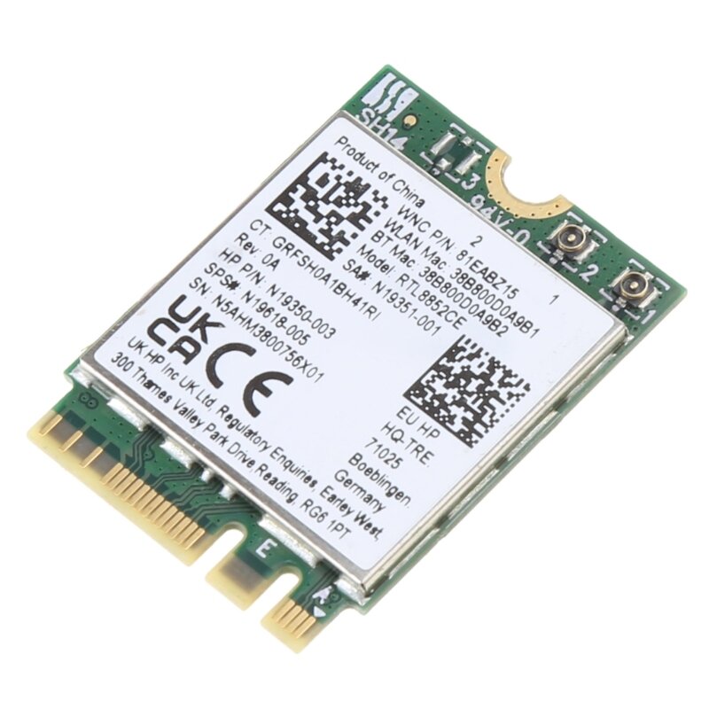 H4GA RTL8852CE draadloze adapter Bluetooth-compatibel 5.3 TriBand 2,4/5/6Ghz WiFi6E-kaart