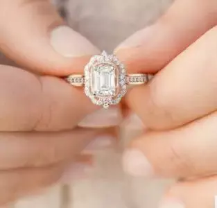 Tgr09 18 Karat vergoldete Ringe für Frauen Hochzeit Verlobung zubehör Zirkonia Schmuck